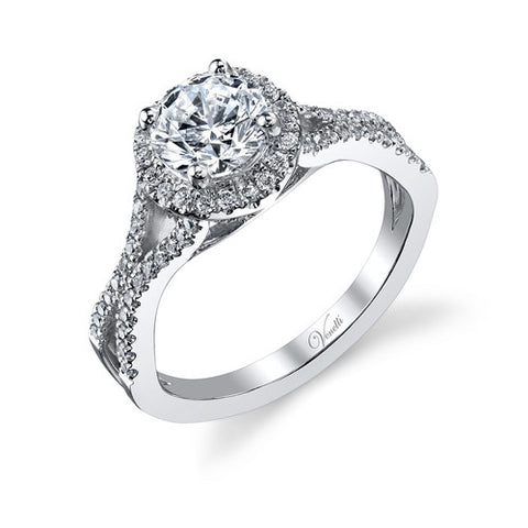 14K W RING 80RD 0.41CT