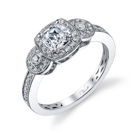 14K W RING 46RD 0.28CT