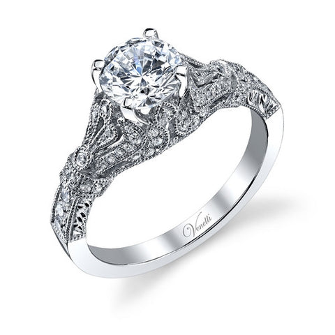 14K W RING 68RD 0.36CT