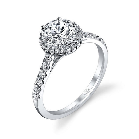 14K W RING 32RD 0.37CT