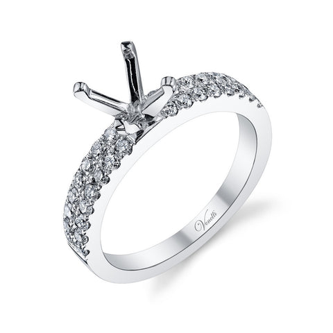 14K W RING 32RD 0.49CT