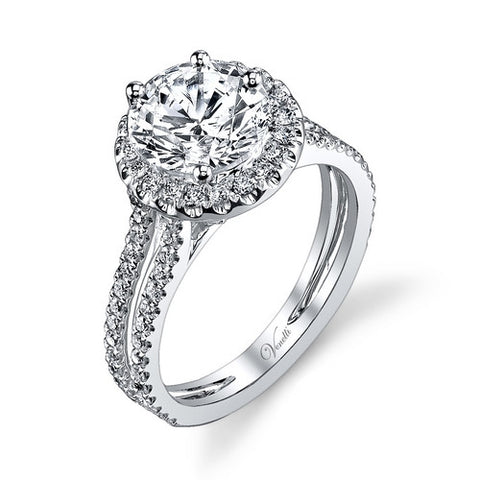 14K W RING 92RD 0.59CT