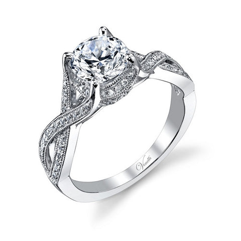 14K W RING 70RD 0.28CT