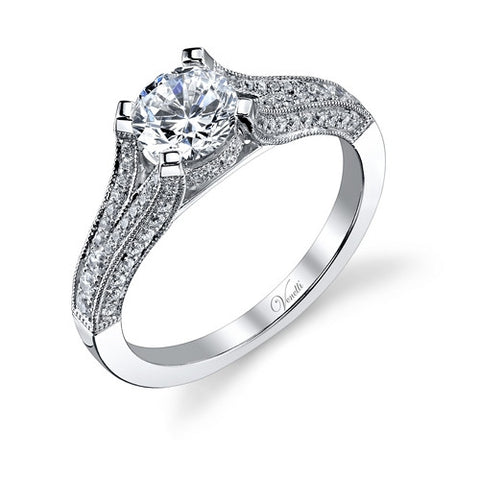 14K W RING 82RD 0.39CT