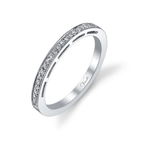 14K W BAND 25RD 0.11CT