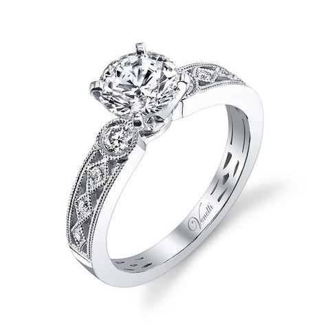 14K W RING 8RD 0.20CT