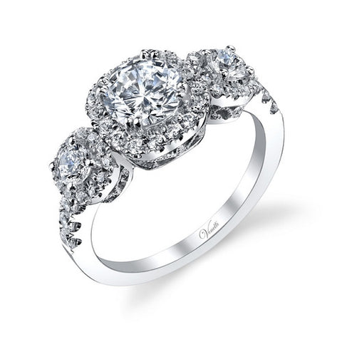 14K W RING 48RD 0.77CT