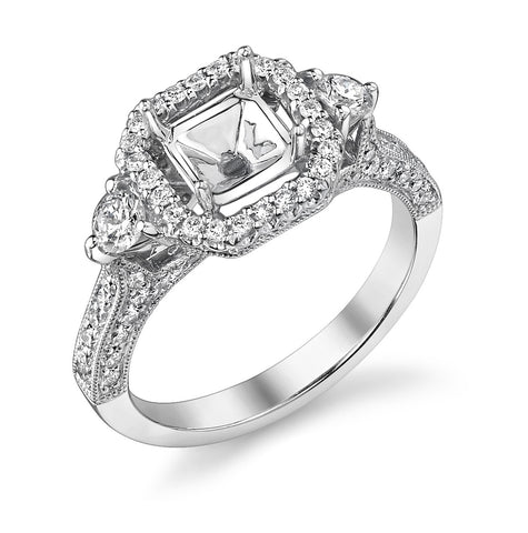 14K W RING 98RD 0.84CT