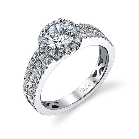 14K W RING 66RD 0.70CT