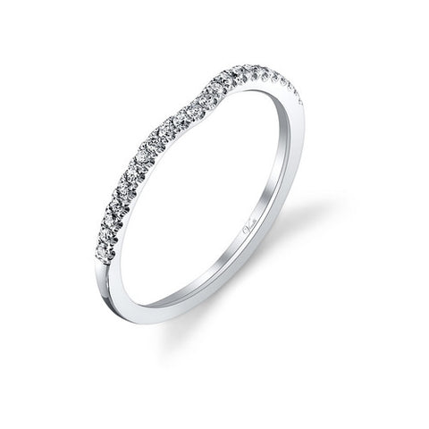 14K W BAND 22RD 0.12CT