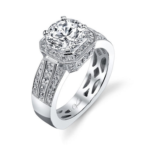 14K W RING 104RD 0.73CT EURO-SHANK