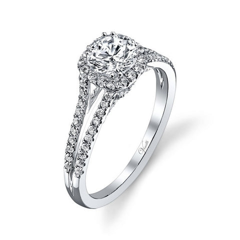 14K W RING 84RD 0.38CT