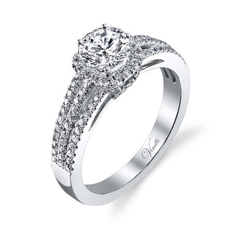 14K W RING 98RD 0.40CT