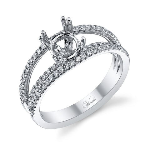 14K W RING 76RD 0.40CT