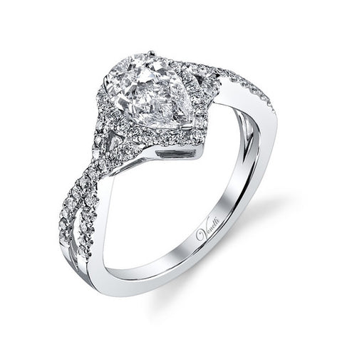 14K W RING 56RD 0.40CT