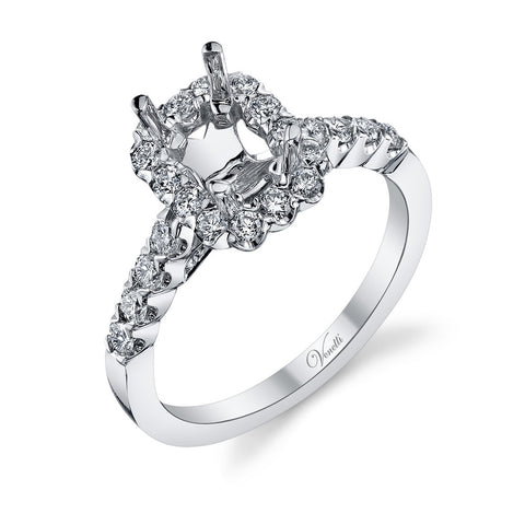 14K W RING 50RD 0.65CT