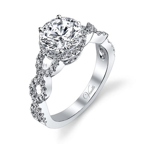 14K W RING 68RD 0.45CT