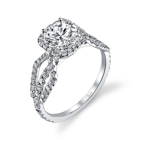 14K W RING 84RD 0.70CT