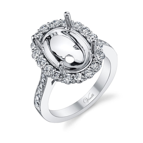 14K W RING 30RD 1.07CT