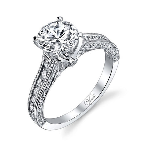 14K W RING 96RD 0.76CT