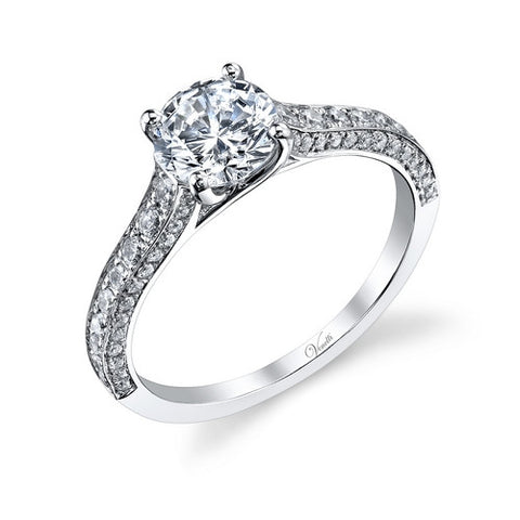 14K W RING 74RD 0.51CT