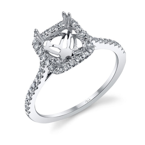 14K W RING 42RD 0.30CT