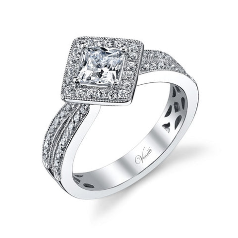 14K W RING 62RD 0.45CT