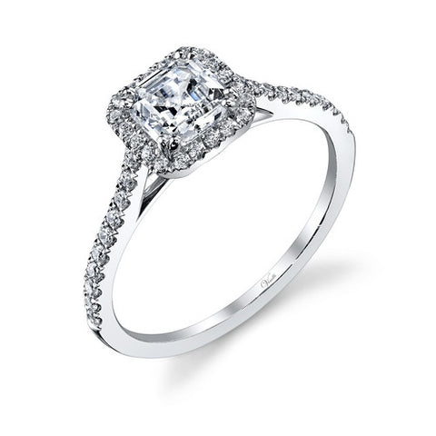 14K W RING 40RD 0.27CT