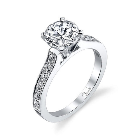 14K W RING 18RD 0.22CT