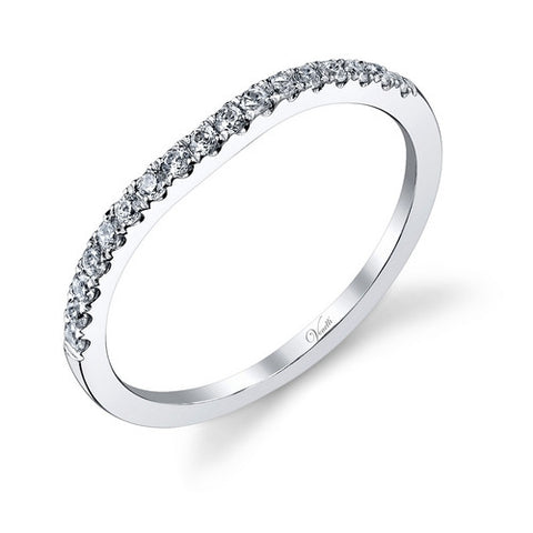 14K W BAND 17RD 0.22CT