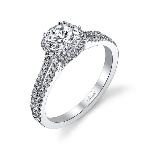 14K W RING 96RD 0.43CT