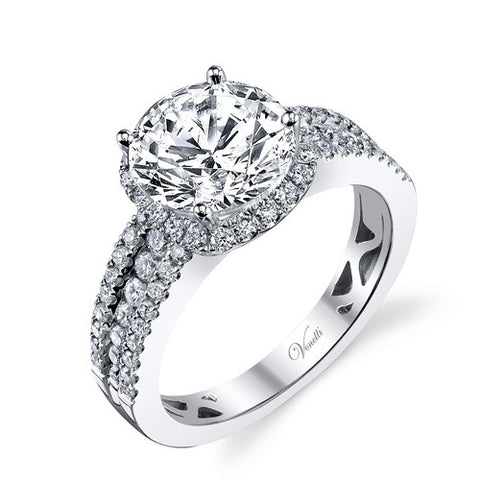 14K W RING 70RD 0.71CT