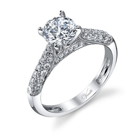 14K W RING 46RD 0.57CT