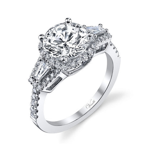 14K W RING 52RD 0.43CT, 2TAP 0.20CT