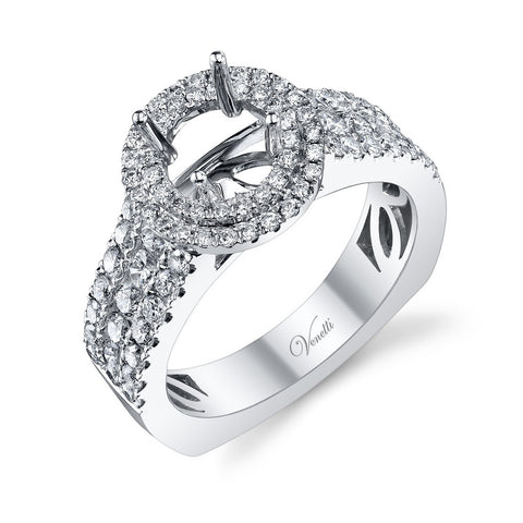 14K W RING 86RD 1.23CT EURO-SHANK