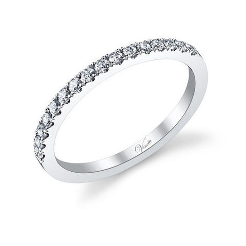 14K W BAND 16RD 0.28CT