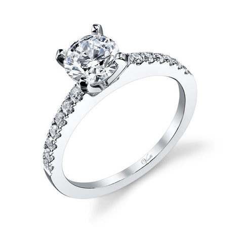 14K W RING 14RD 0.29CT