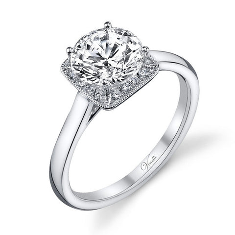 14K W RING 16RD 0.11CT